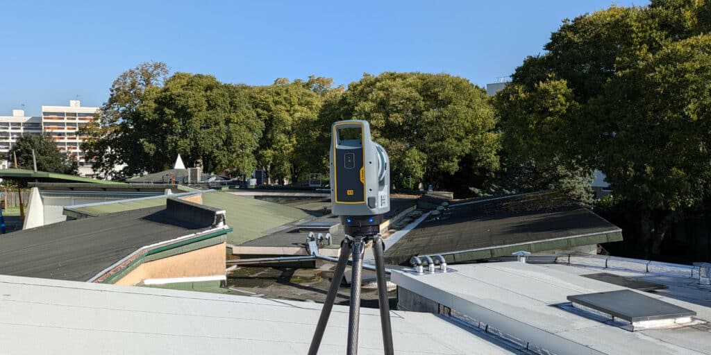 Relevé d'architecture avec un scanner laser 3D