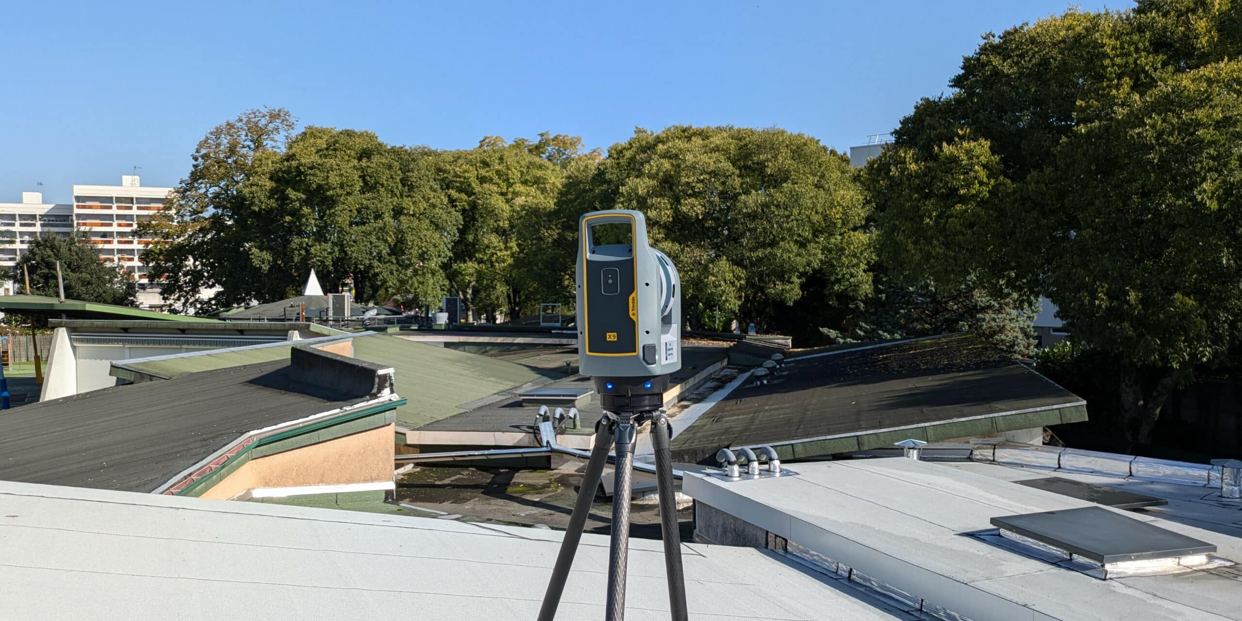 Relevé d'architecture avec un scanner laser 3D